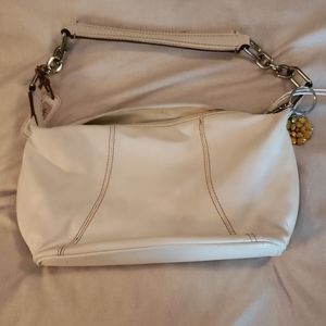White Leather shoulder bag